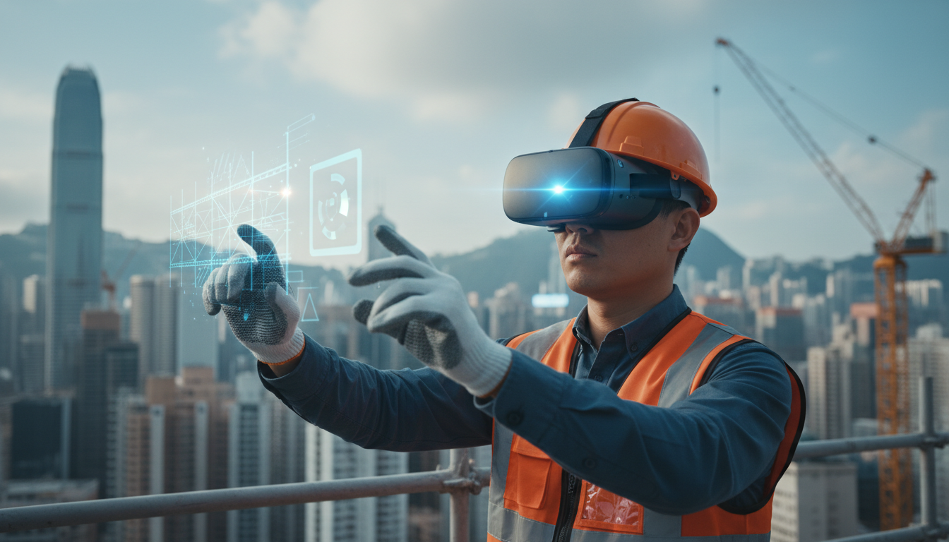 VR建筑安全培训 高空坠落模拟 香港工地安全 - VTM Digital